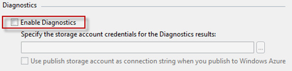 azure-disable-diagnostics